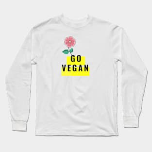 Go Vegan Long Sleeve T-Shirt